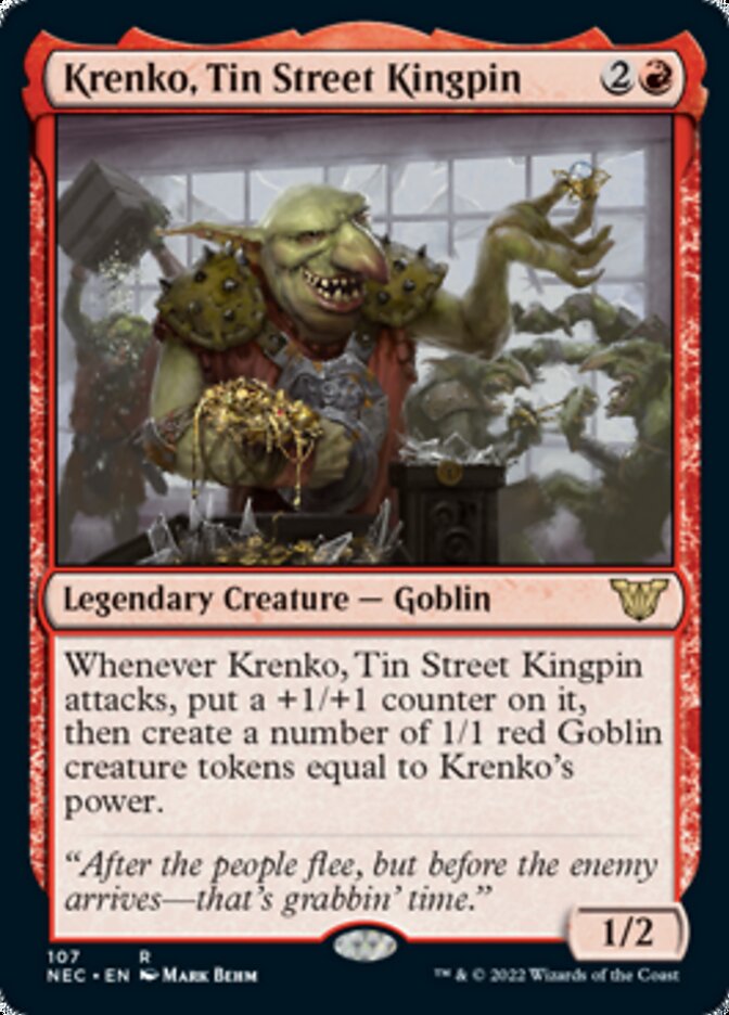 Krenko, Tin Street Kingpin [Kamigawa: Neon Dynasty Commander] | North Game Den