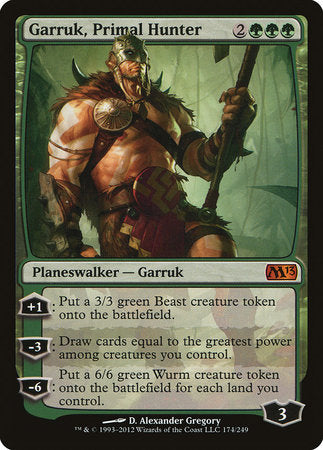 Garruk, Primal Hunter [Magic 2013] | North Game Den