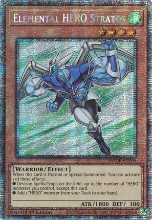 Elemental HERO Stratos [BODE-EN100] Starlight Rare | North Game Den