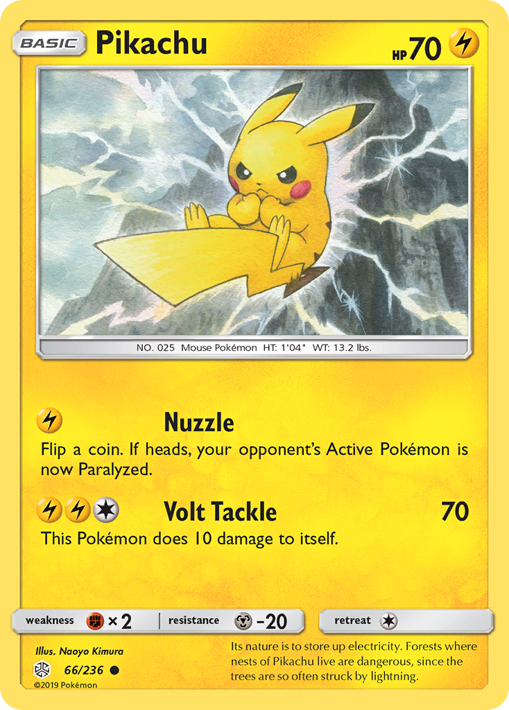 Pikachu (66/236) [Sun & Moon: Cosmic Eclipse] | North Game Den