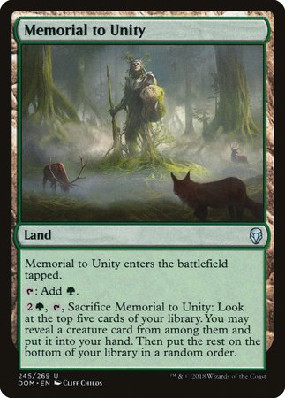 Memorial to Unity [Dominaria] | North Game Den