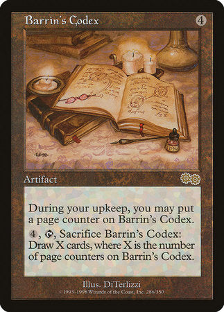 Barrin's Codex [Urza's Saga] | North Game Den