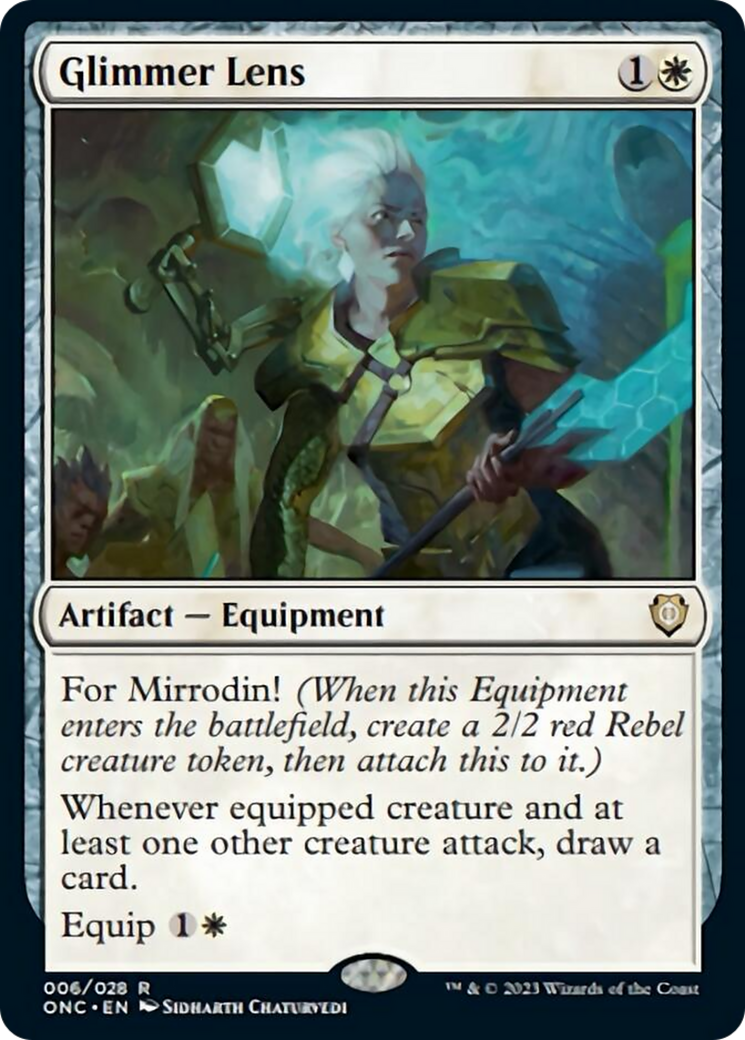 Glimmer Lens [Phyrexia: All Will Be One Commander] | North Game Den