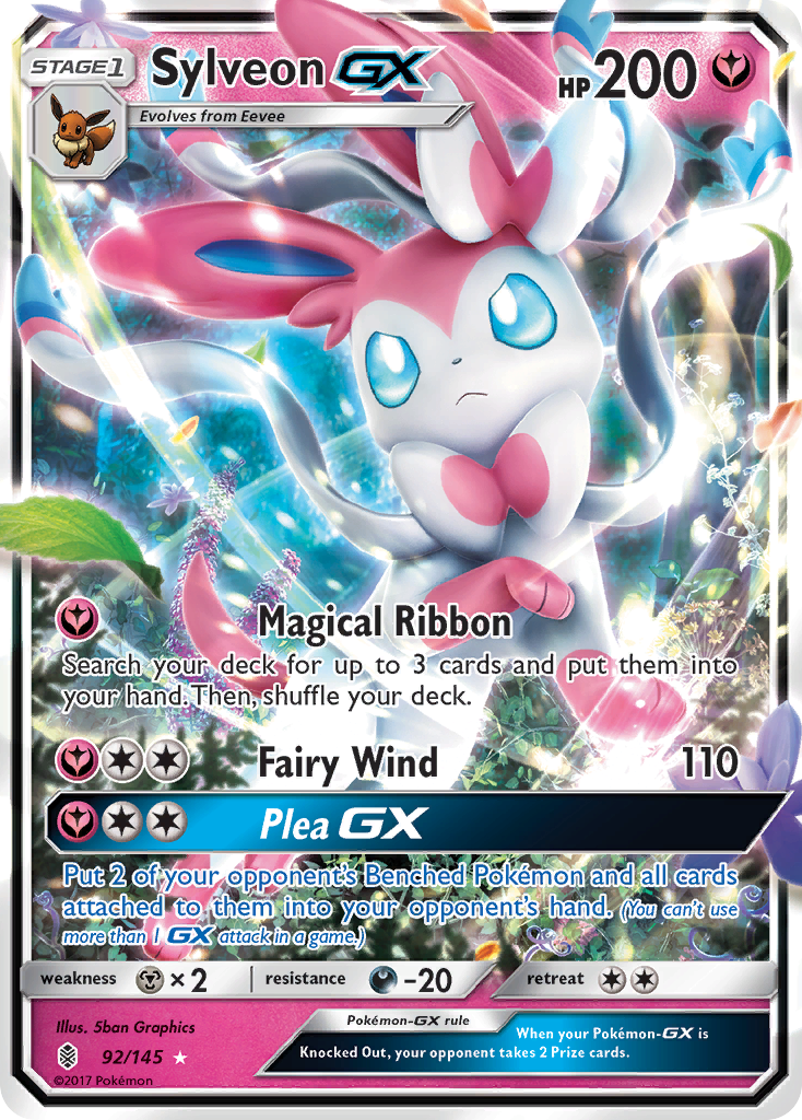 Sylveon GX (92/145) [Sun & Moon: Guardians Rising] | North Game Den