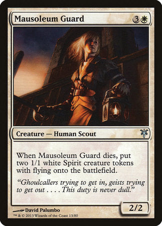 Mausoleum Guard [Duel Decks: Sorin vs. Tibalt] | North Game Den