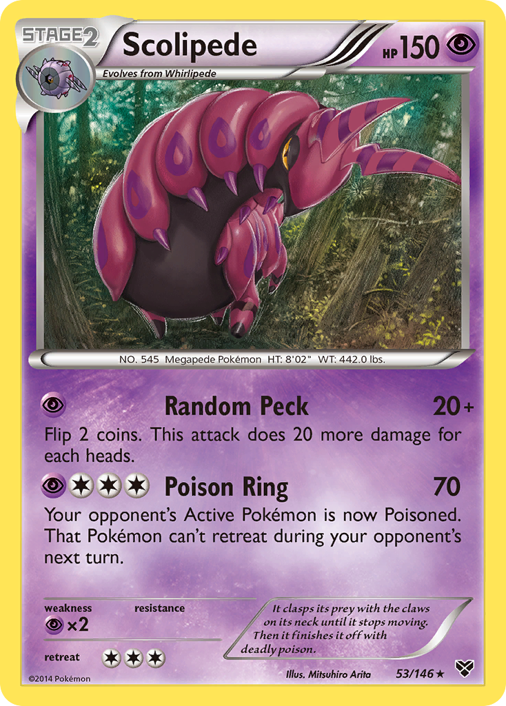 Scolipede (53/146) [XY: Base Set] | North Game Den