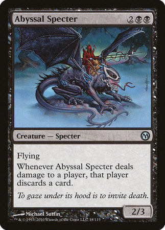Abyssal Specter [Duels of the Planeswalkers] | North Game Den