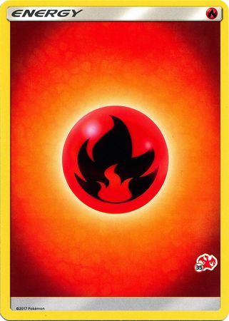 Fire Energy (Charizard Stamp #35) [Battle Academy 2020] | North Game Den