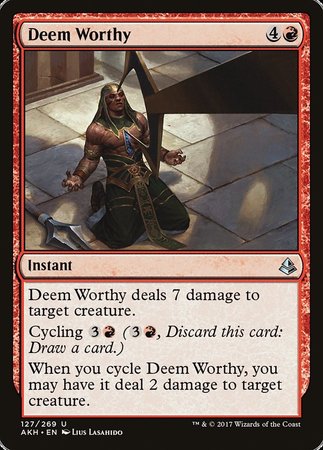 Deem Worthy [Amonkhet] | North Game Den