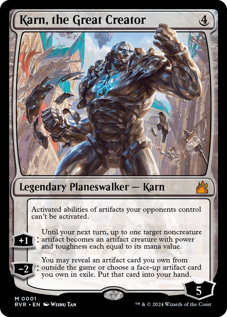 Karn, the Great Creator [Ravnica Remastered] | North Game Den