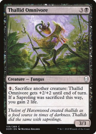 Thallid Omnivore [Dominaria] | North Game Den