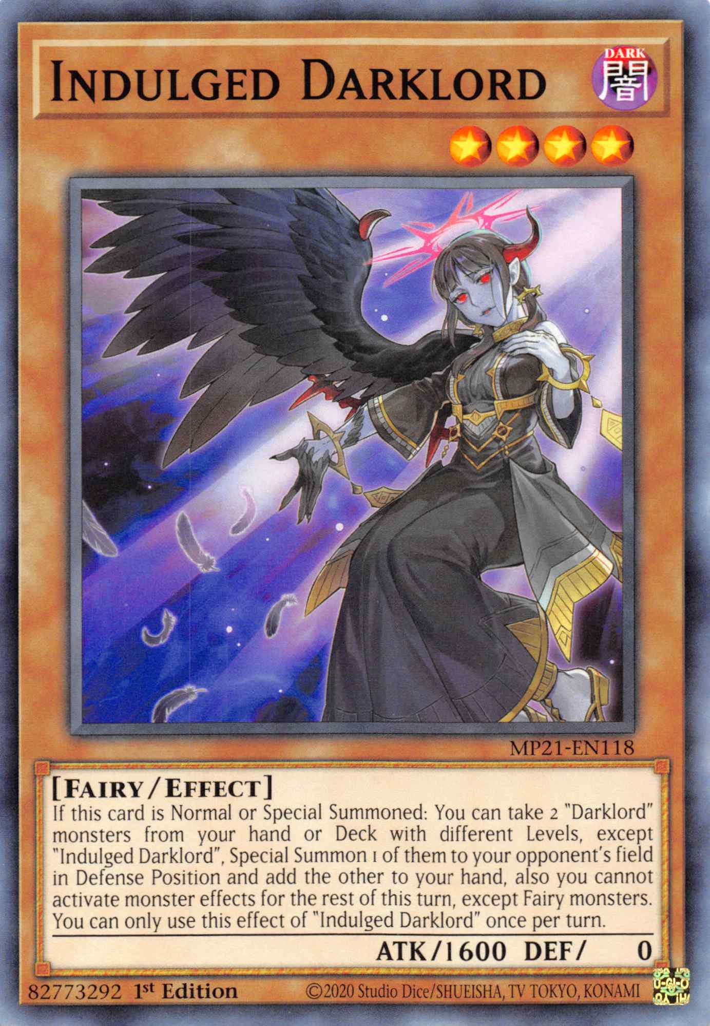Indulged Darklord [MP21-EN118] Common | North Game Den