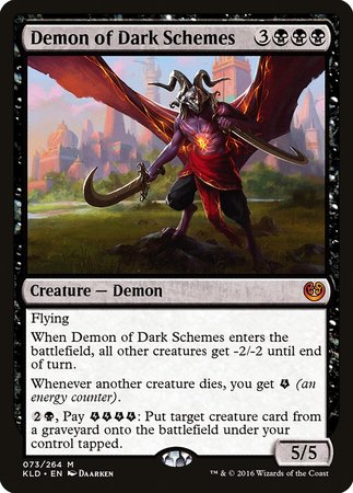 Demon of Dark Schemes [Kaladesh] | North Game Den