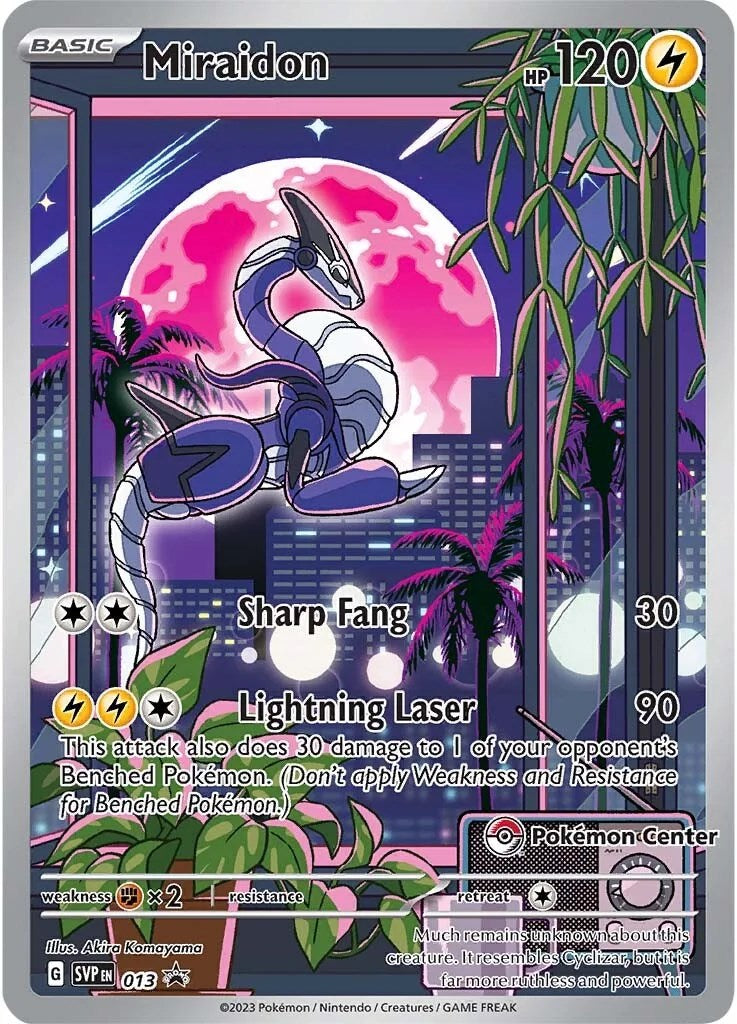 Miraidon (013) (Pokemon Center Exclusive) [Scarlet & Violet: Black Star Promos] | North Game Den