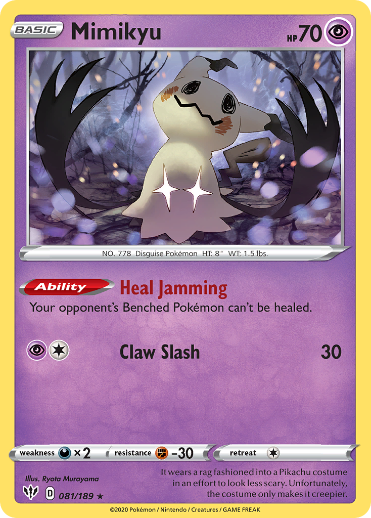 Mimikyu (081/189) [Sword & Shield: Darkness Ablaze] | North Game Den