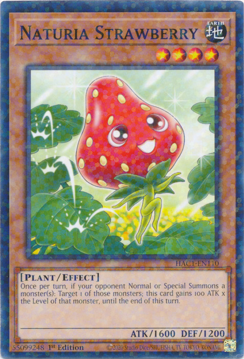 Naturia Strawberry (Duel Terminal) [HAC1-EN110] Common | North Game Den