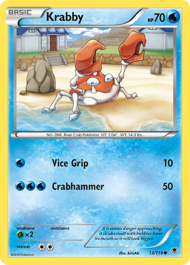 Krabby (13/119) [XY: Phantom Forces] | North Game Den