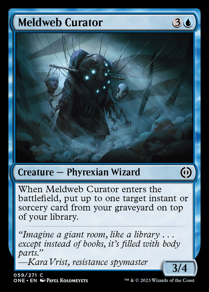 Meldweb Curator [Phyrexia: All Will Be One] | North Game Den