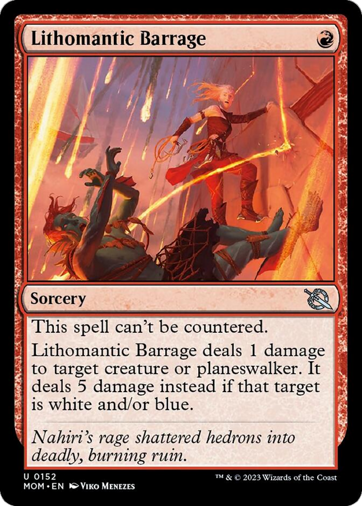 Lithomantic Barrage [March of the Machine] | North Game Den