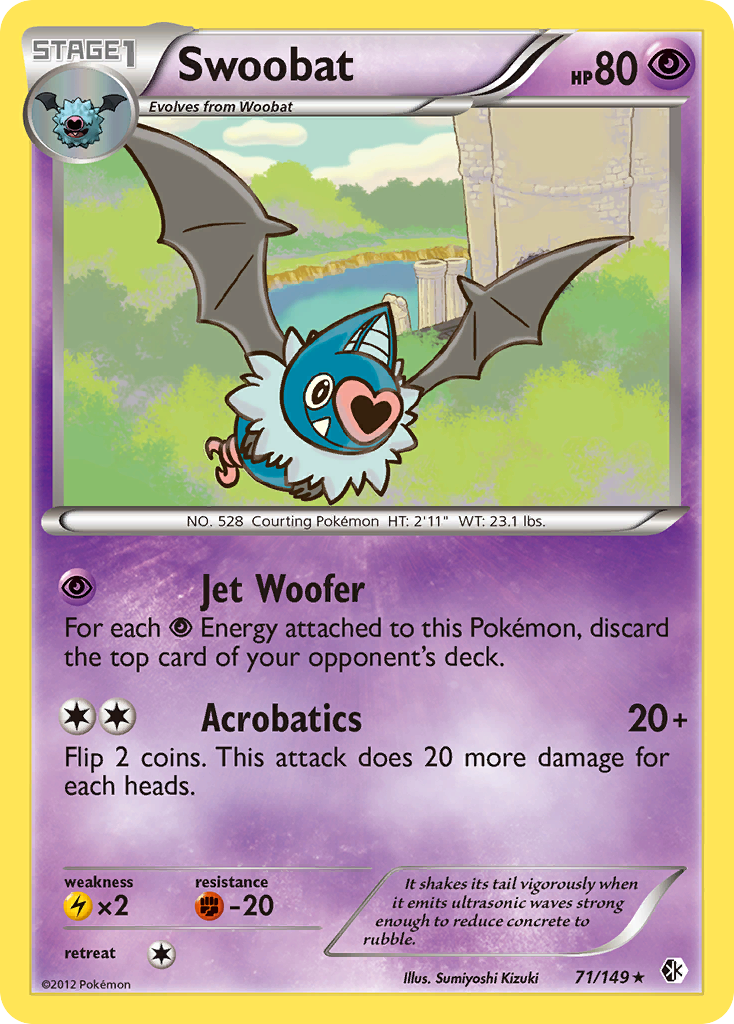Swoobat (71/149) [Black & White: Boundaries Crossed] | North Game Den