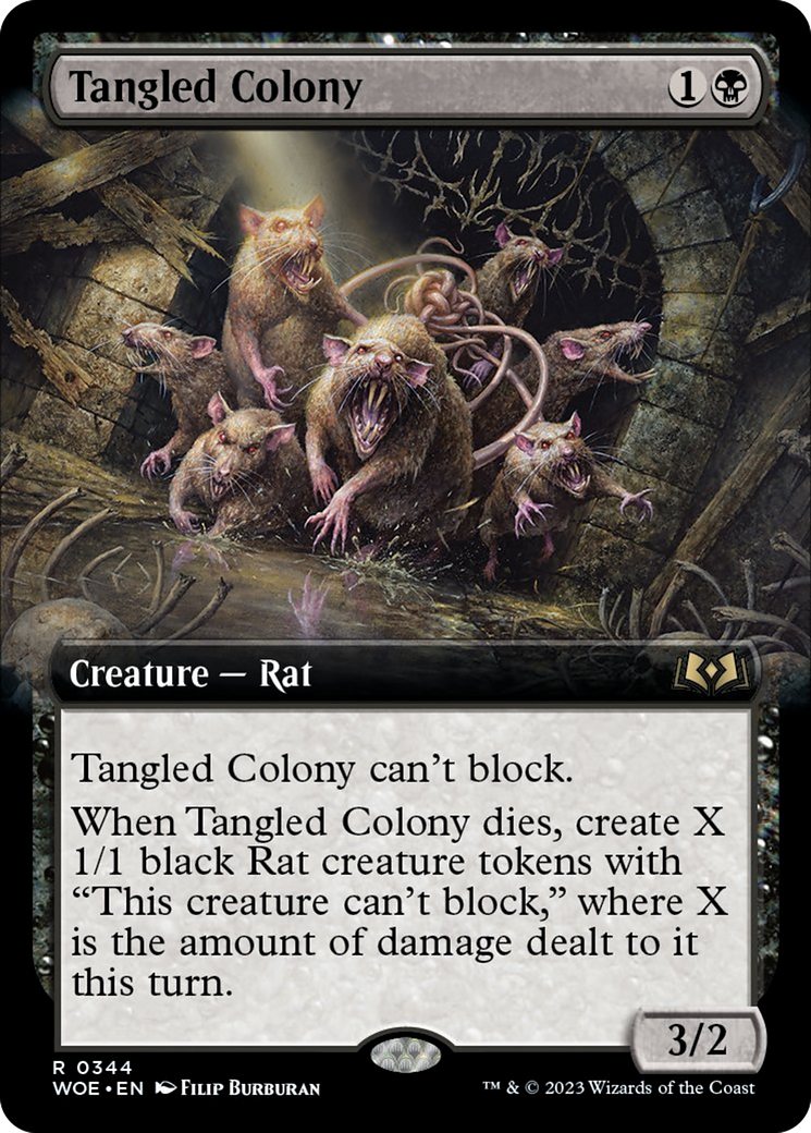 Tangled Colony (Extended Art) [Wilds of Eldraine] | North Game Den