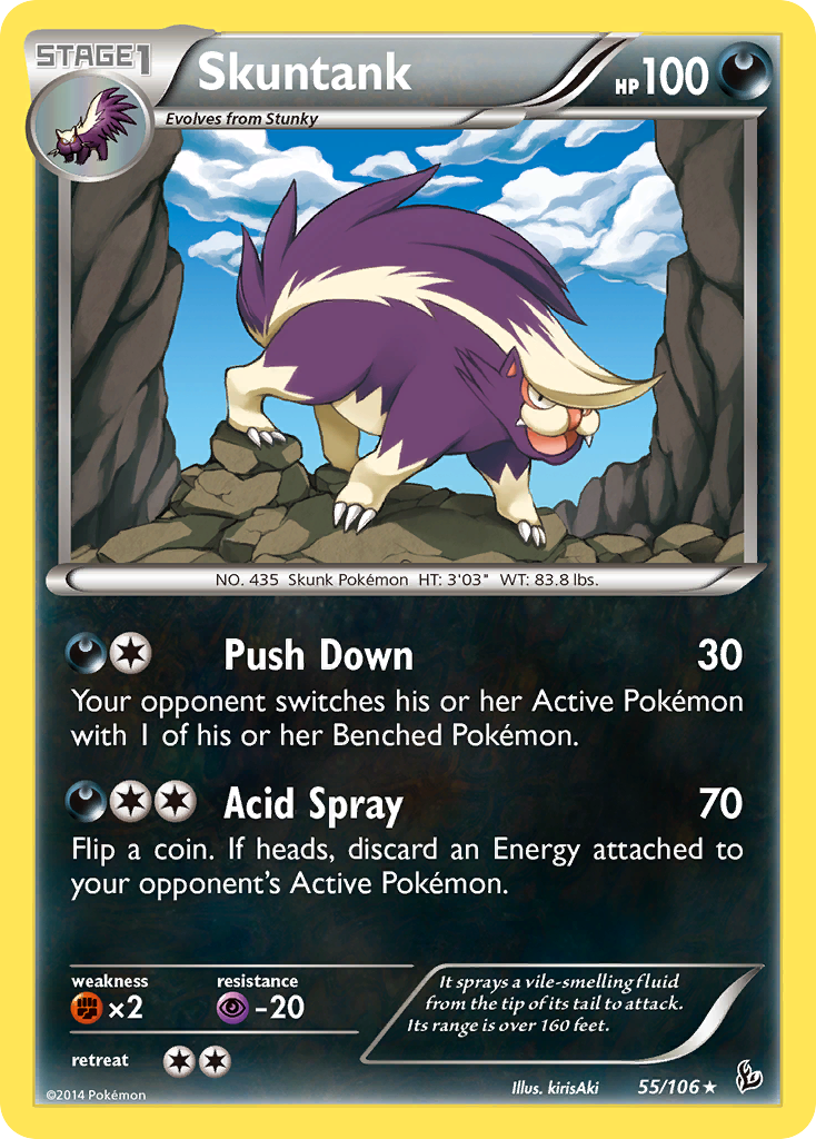 Skuntank (55/106) [XY: Flashfire] | North Game Den