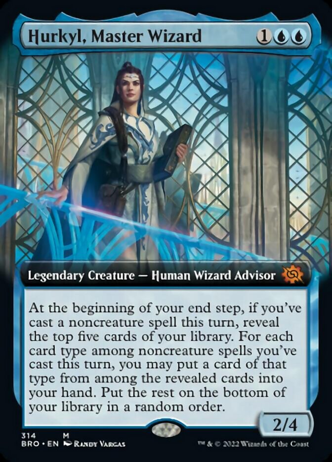 Hurkyl, Master Wizard (Extended Art) [The Brothers' War] | North Game Den