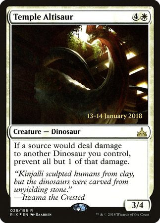 Temple Altisaur [Rivals of Ixalan Promos] | North Game Den