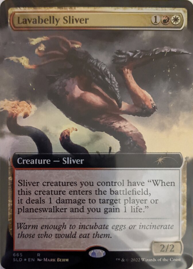 Lavabelly Sliver (Extended Art) [Secret Lair Drop Promos] | North Game Den