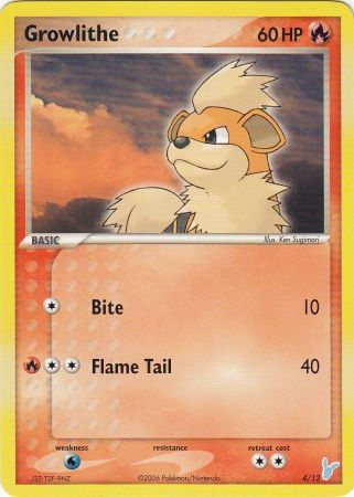 Growlithe (4/12) [EX: Trainer Kit 2 - Minun] | North Game Den