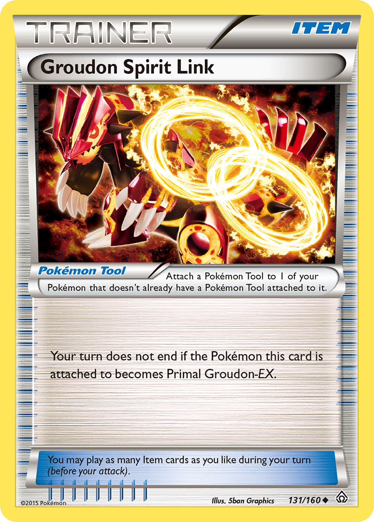 Groudon Spirit Link (131/160) [XY: Primal Clash] | North Game Den