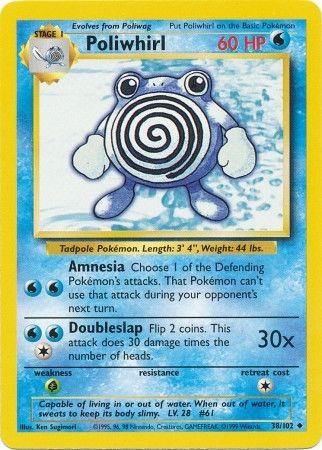 Poliwhirl (38/102) [Base Set Unlimited] | North Game Den
