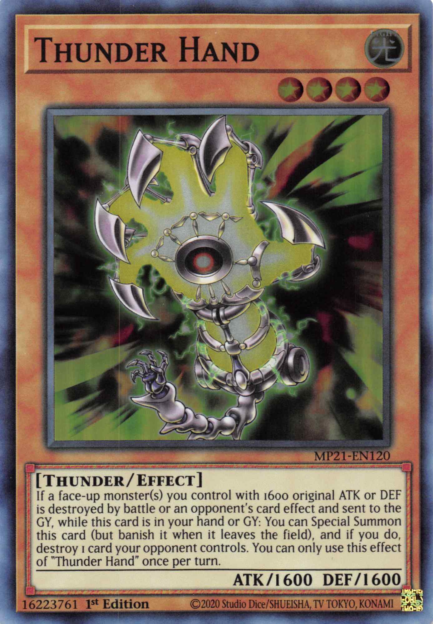 Thunder Hand [MP21-EN120] Super Rare | North Game Den