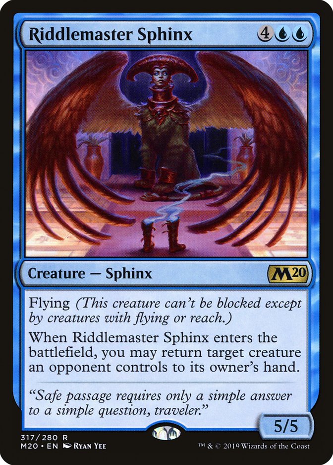 Riddlemaster Sphinx [Core Set 2020] | North Game Den