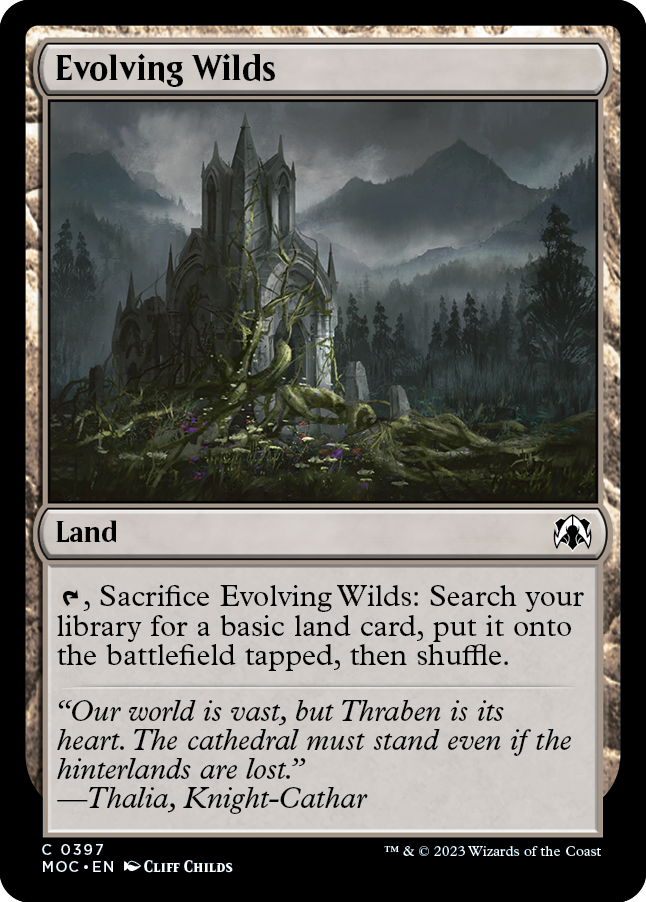Evolving Wilds [March of the Machine Commander] | North Game Den