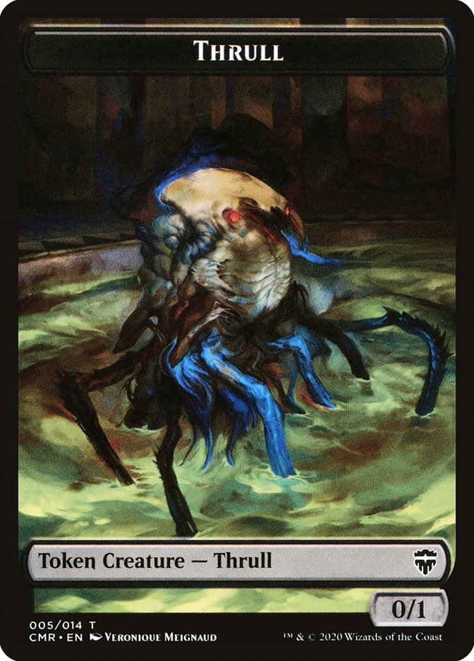 Horror // Thrull Token [Commander Legends Tokens] | North Game Den