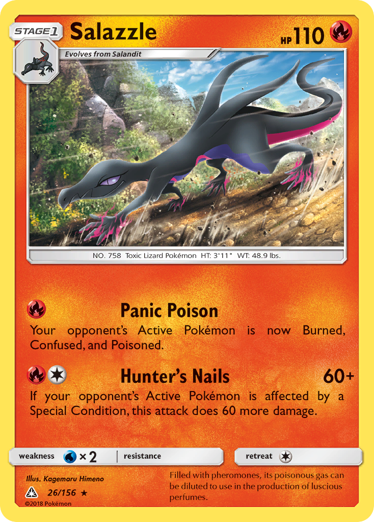 Salazzle (26/156) [Sun & Moon: Ultra Prism] | North Game Den