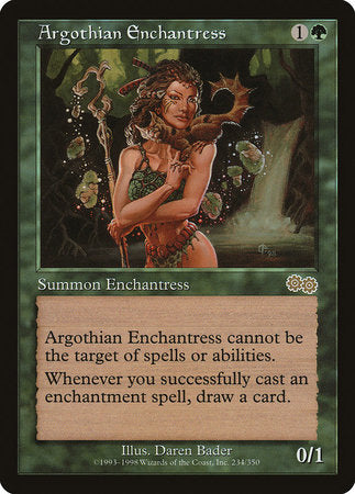 Argothian Enchantress [Urza's Saga] | North Game Den