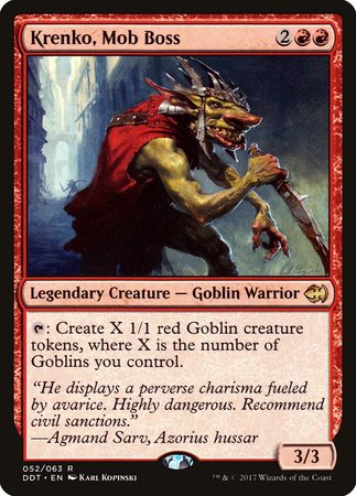 Krenko, Mob Boss [Duel Decks: Merfolk vs. Goblins] | North Game Den