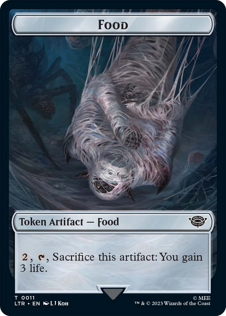 Food (11) // Spirit Double-Sided Token [The Lord of the Rings: Tales of Middle-Earth Tokens] | North Game Den