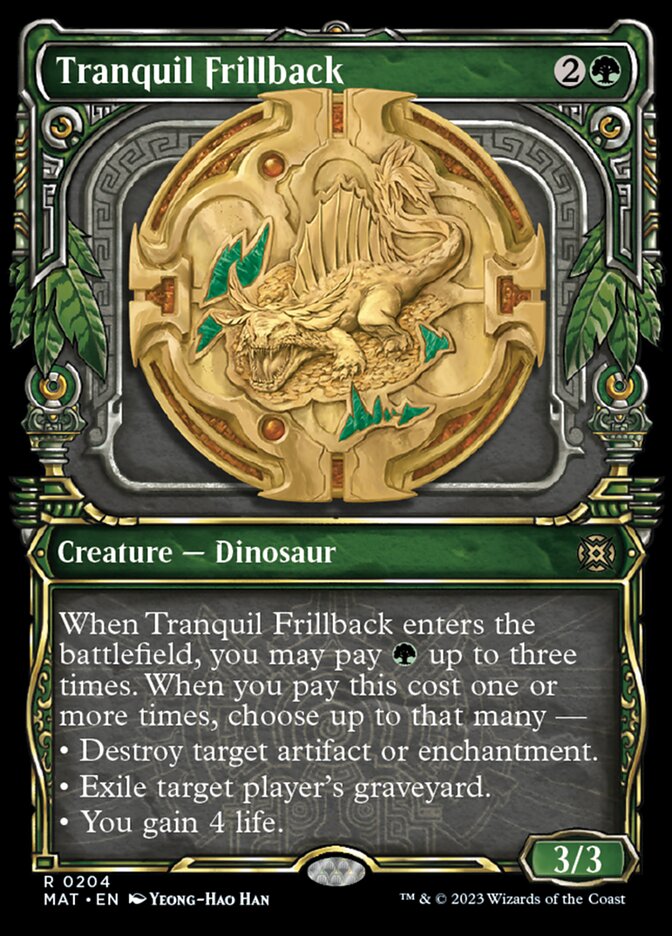 Tranquil Frillback (Showcase Halo Foil) [March of the Machine: The Aftermath] | North Game Den