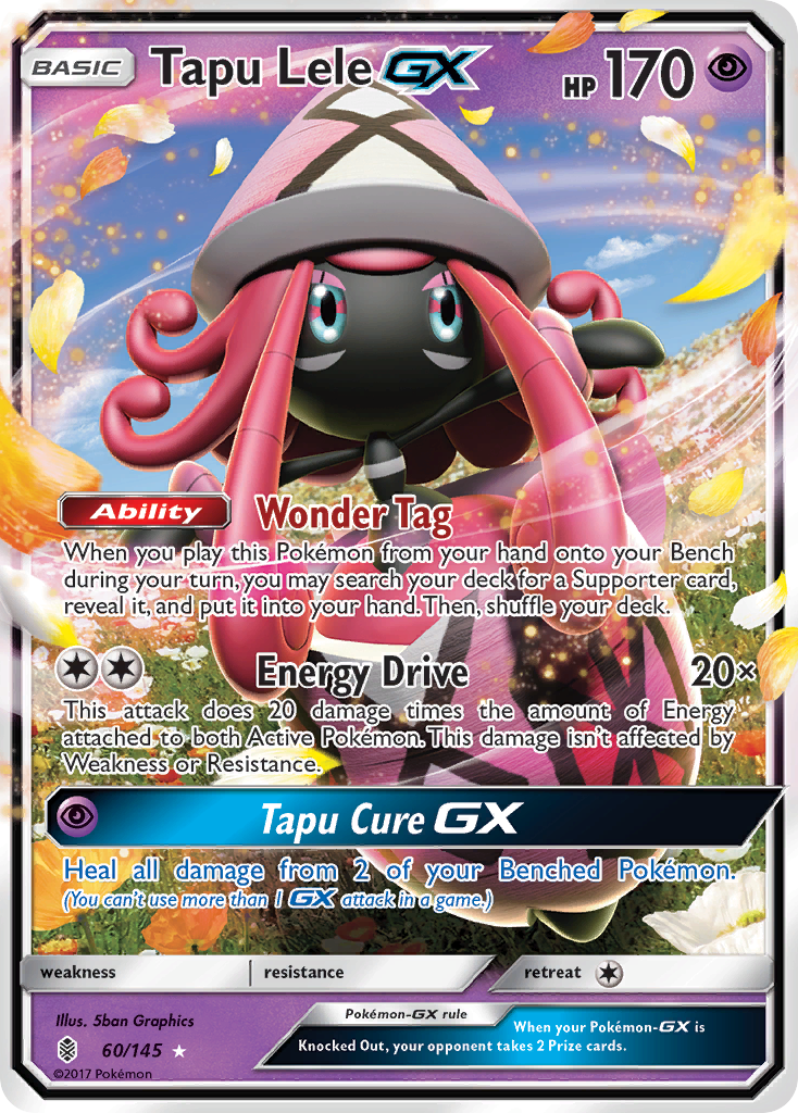 Tapu Lele GX (60/145) [Sun & Moon: Guardians Rising] | North Game Den