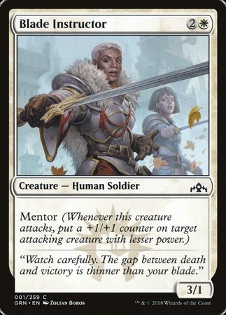 Blade Instructor [Guilds of Ravnica] | North Game Den