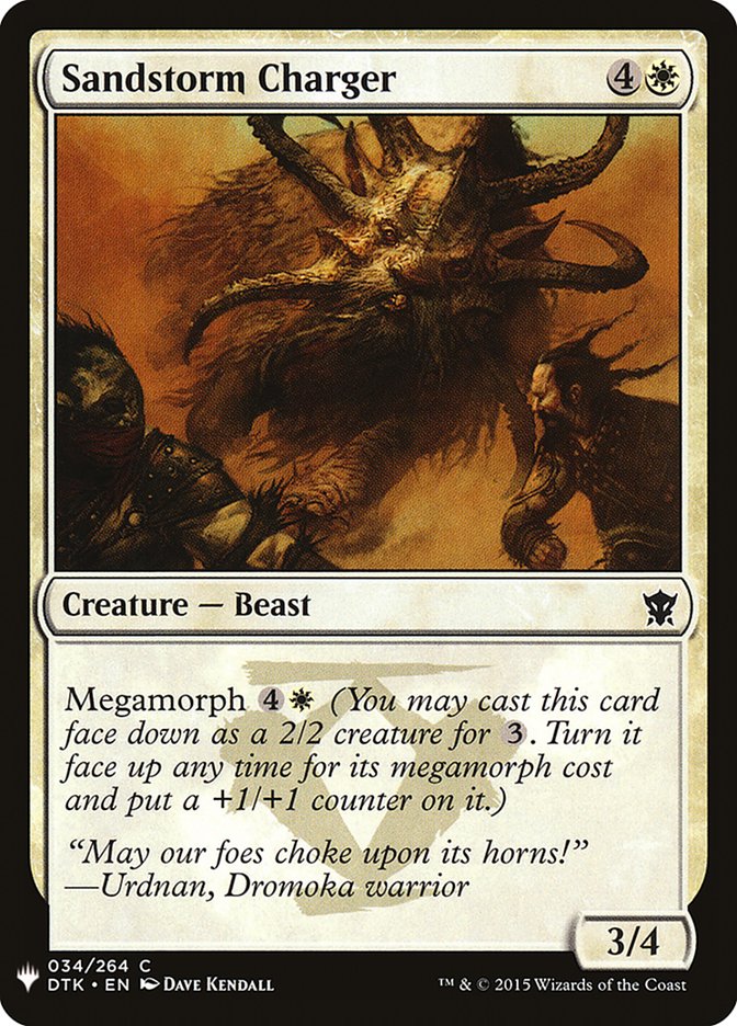 Sandstorm Charger [Mystery Booster] | North Game Den