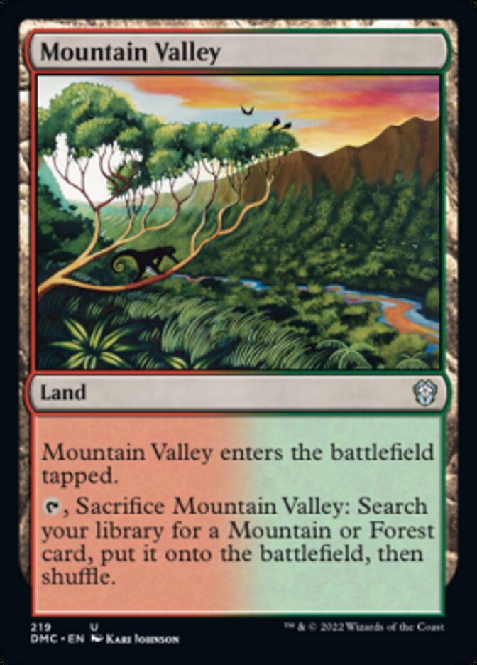 Mountain Valley [Dominaria United Commander] | North Game Den