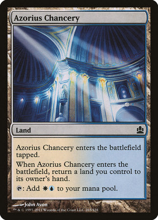 Azorius Chancery [Commander 2011] | North Game Den