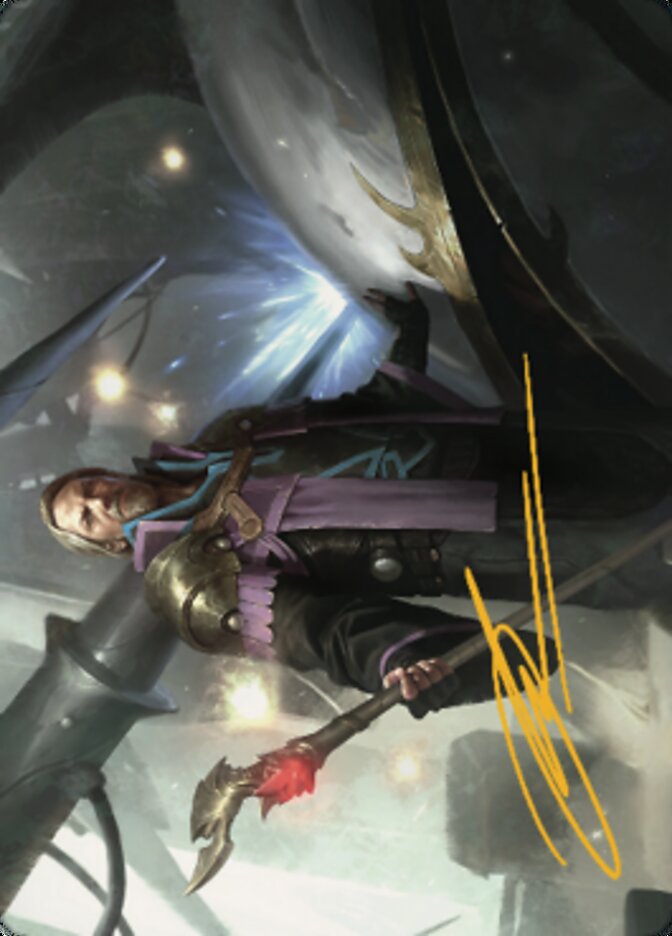 Urza, Prince of Kroog Art Card (Gold-Stamped Signature) [The Brothers' War Art Series] | North Game Den