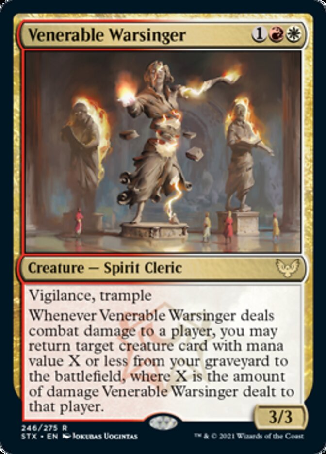 Venerable Warsinger [Strixhaven: School of Mages] | North Game Den