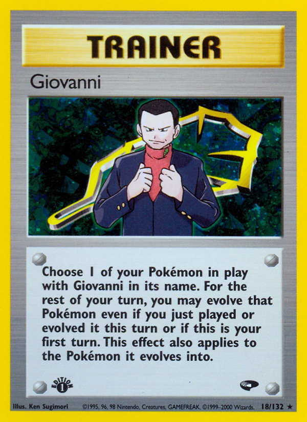 Giovanni (18/132) [Gym Challenge 1st Edition] | North Game Den