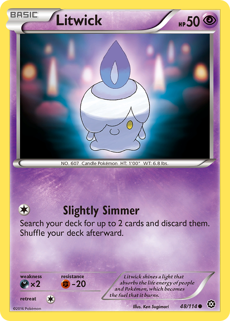 Litwick (48/114) [XY: Steam Siege] | North Game Den